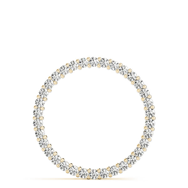 Circle Diamond Pendant Necklace (0.25–3.00 CTW, F/VS+ Lab-Grown Diamonds)