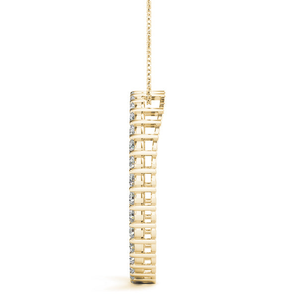 Circle Diamond Pendant Necklace (0.25–3.00 CTW, F/VS+ Lab-Grown Diamonds)