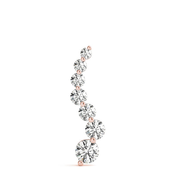 Graduated Journey Diamond Pendant Necklace (0.125–5.00 CTW, Lab-Grown)
