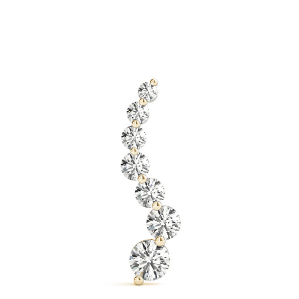 Graduated Journey Diamond Pendant Necklace (0.125–5.00 CTW, Lab-Grown)