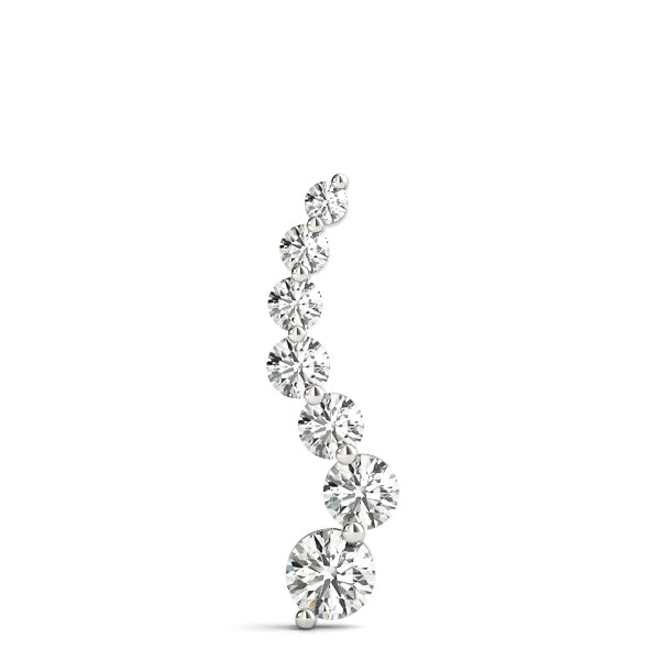 Graduated Journey Diamond Pendant Necklace (0.125–5.00 CTW, Lab-Grown)
