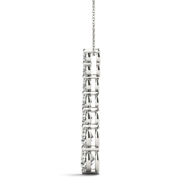 Graduated Journey Diamond Pendant Necklace (0.125–5.00 CTW, Lab-Grown)