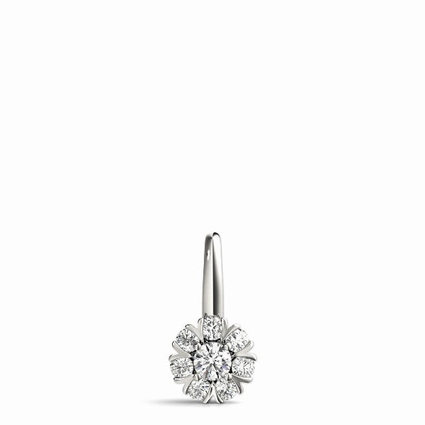 Fleur de Diamant Bloom Pendant with 0.40 CTW Lab-Grown Diamonds – Timeless Floral Elegance