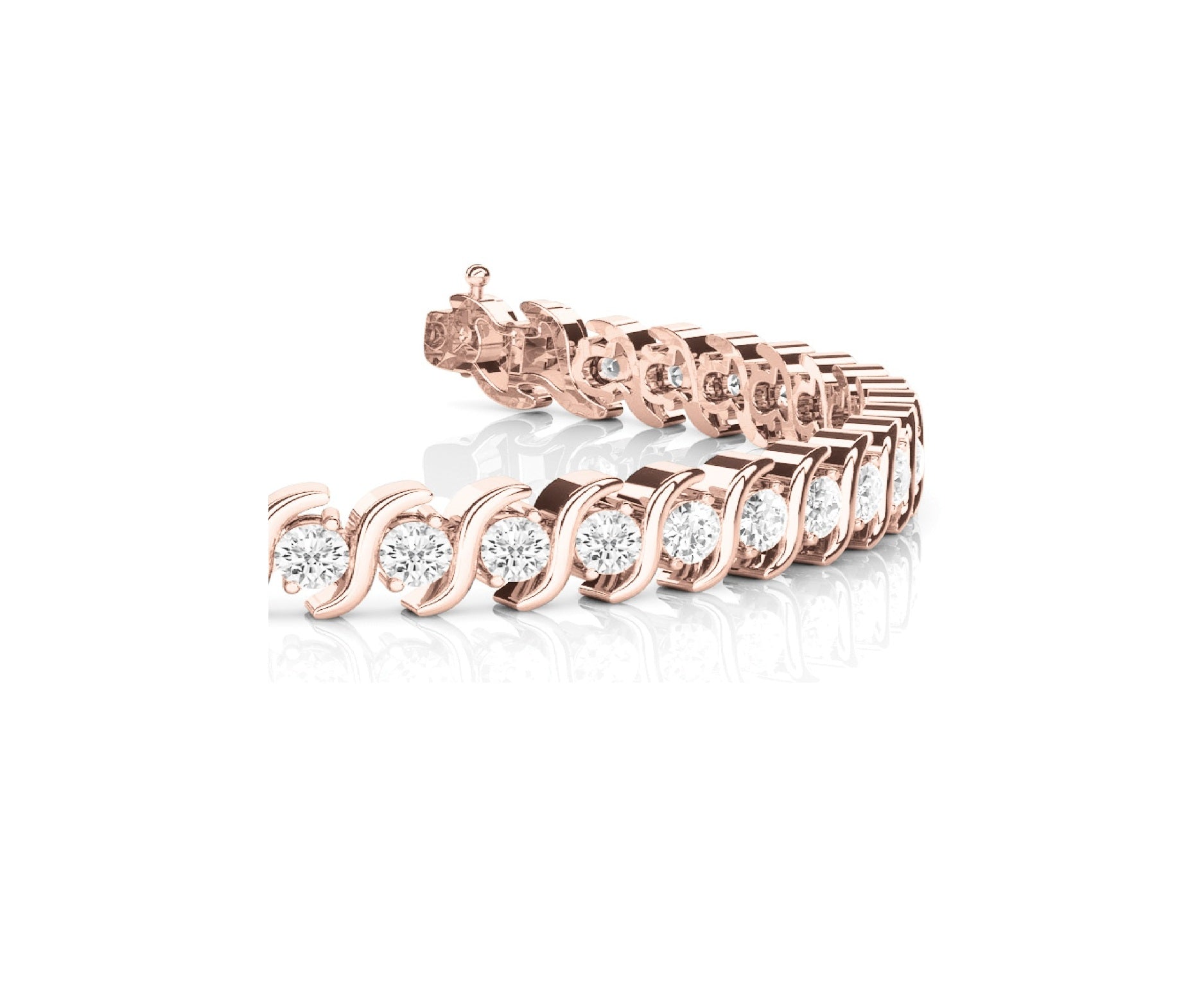 S-link diamond bracelet