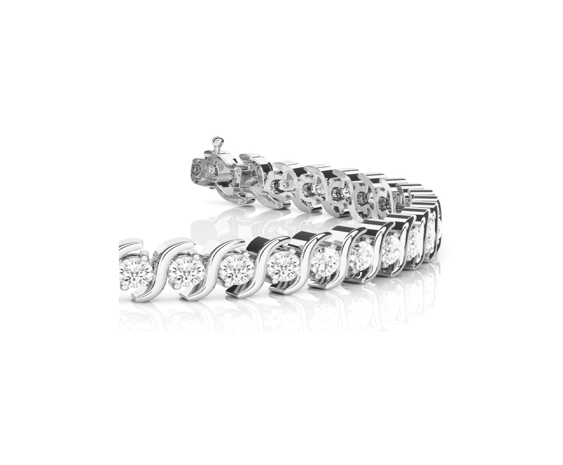 S-link diamond bracelet