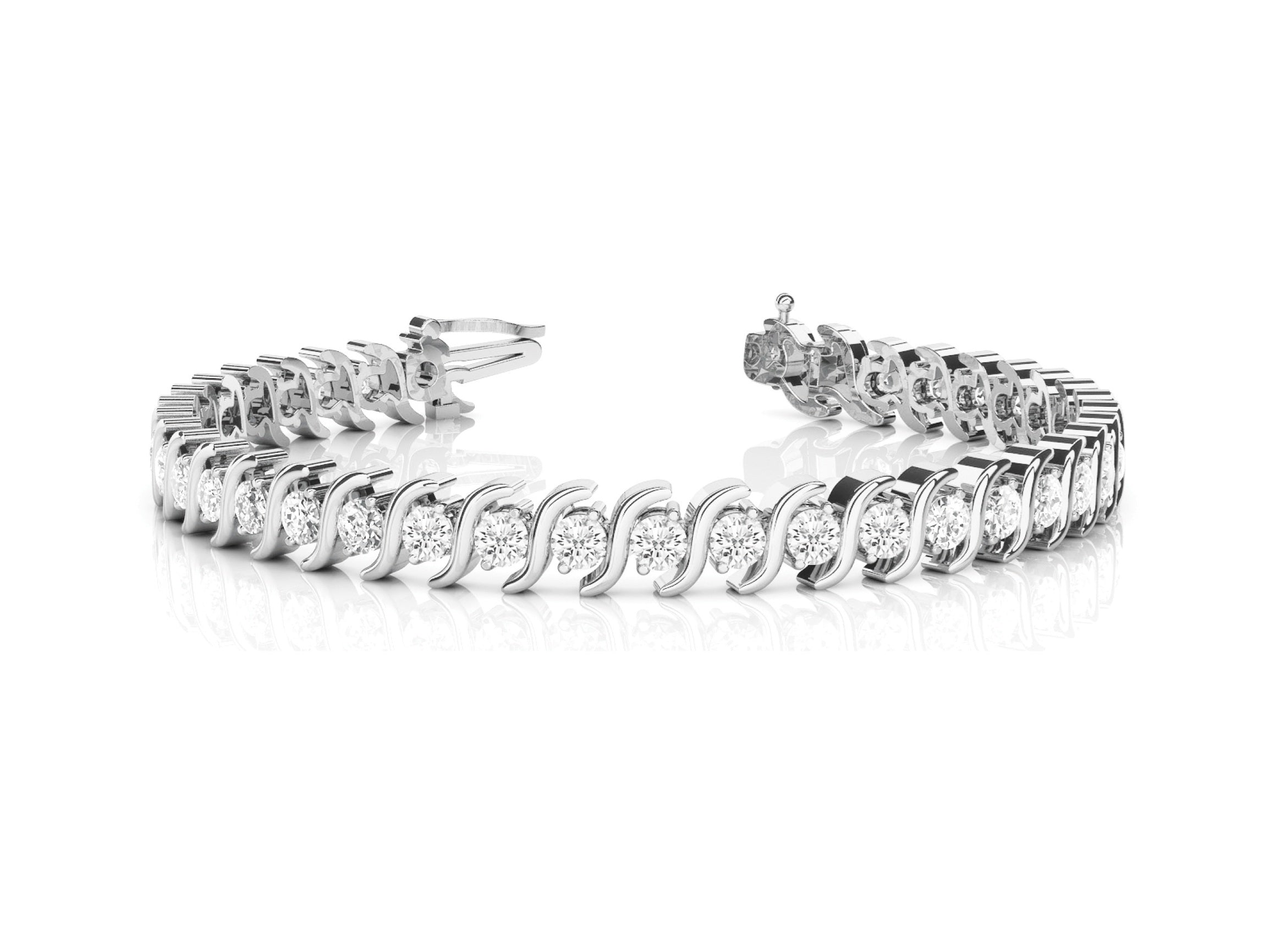 S-link diamond bracelet