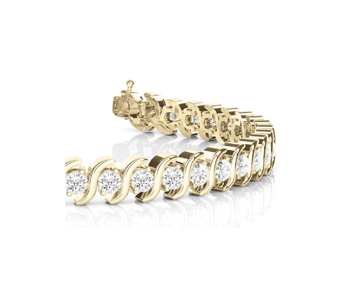 S-link diamond bracelet