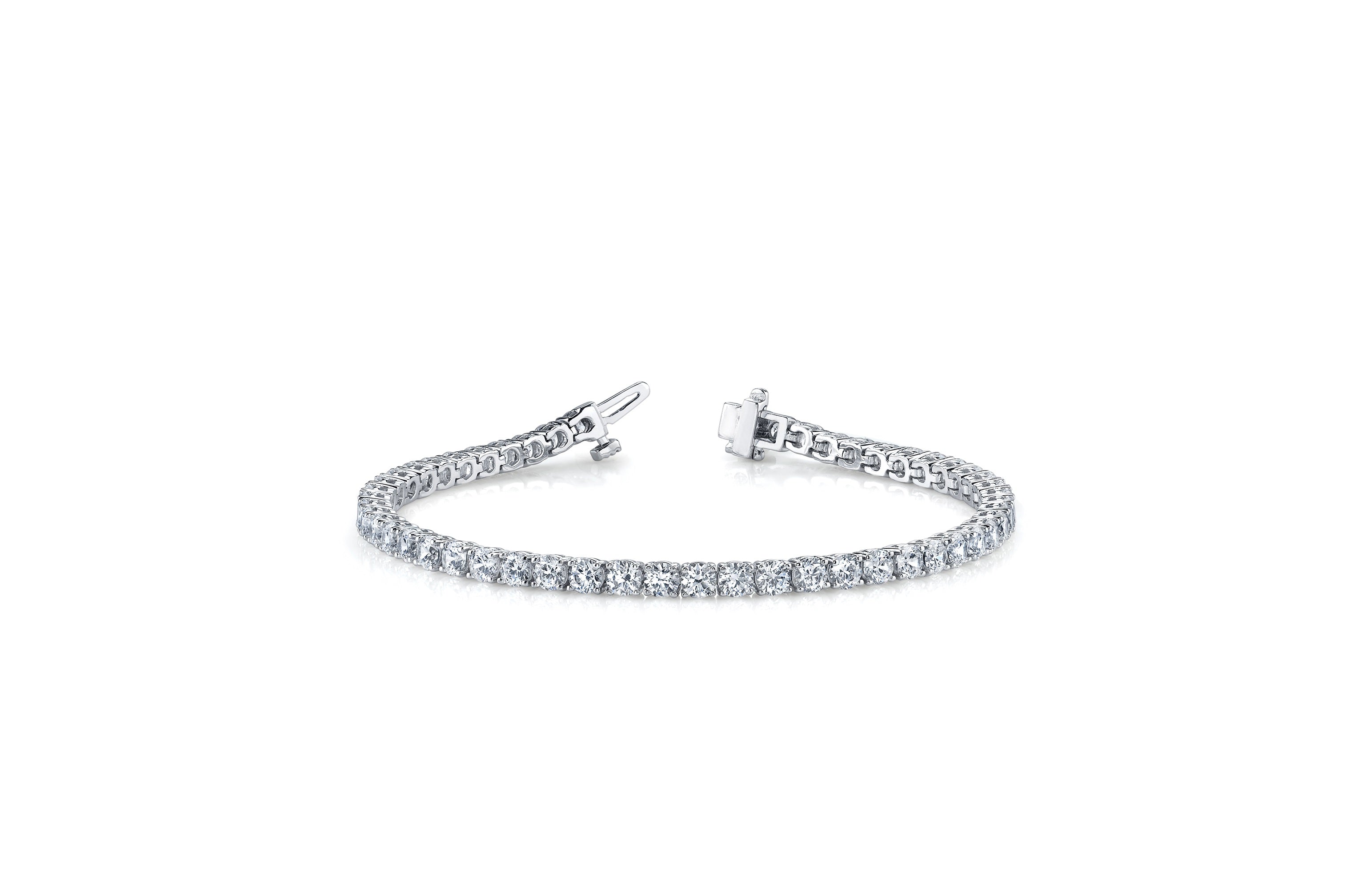 4-prong diamond tennis bracelet