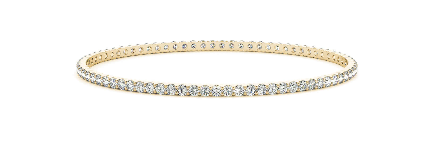 Full Eternity Diamond Bangle Bracelet