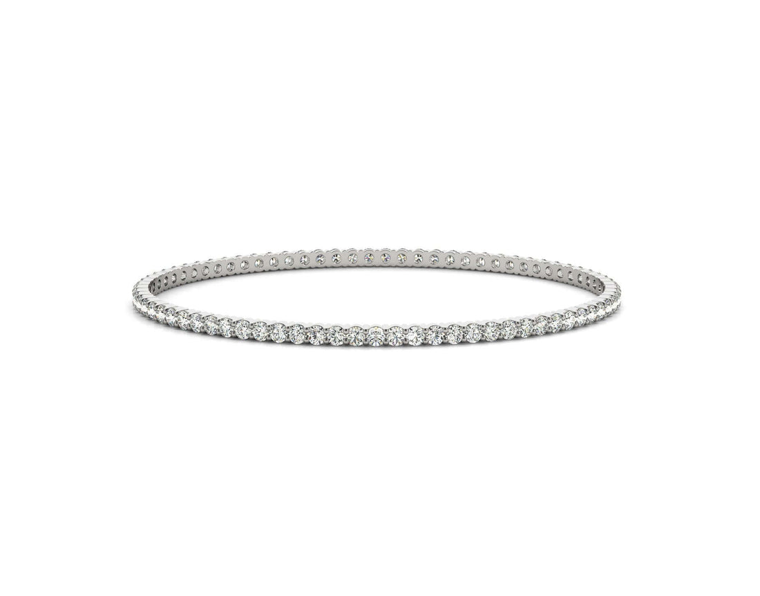 Full Eternity Diamond Bangle Bracelet