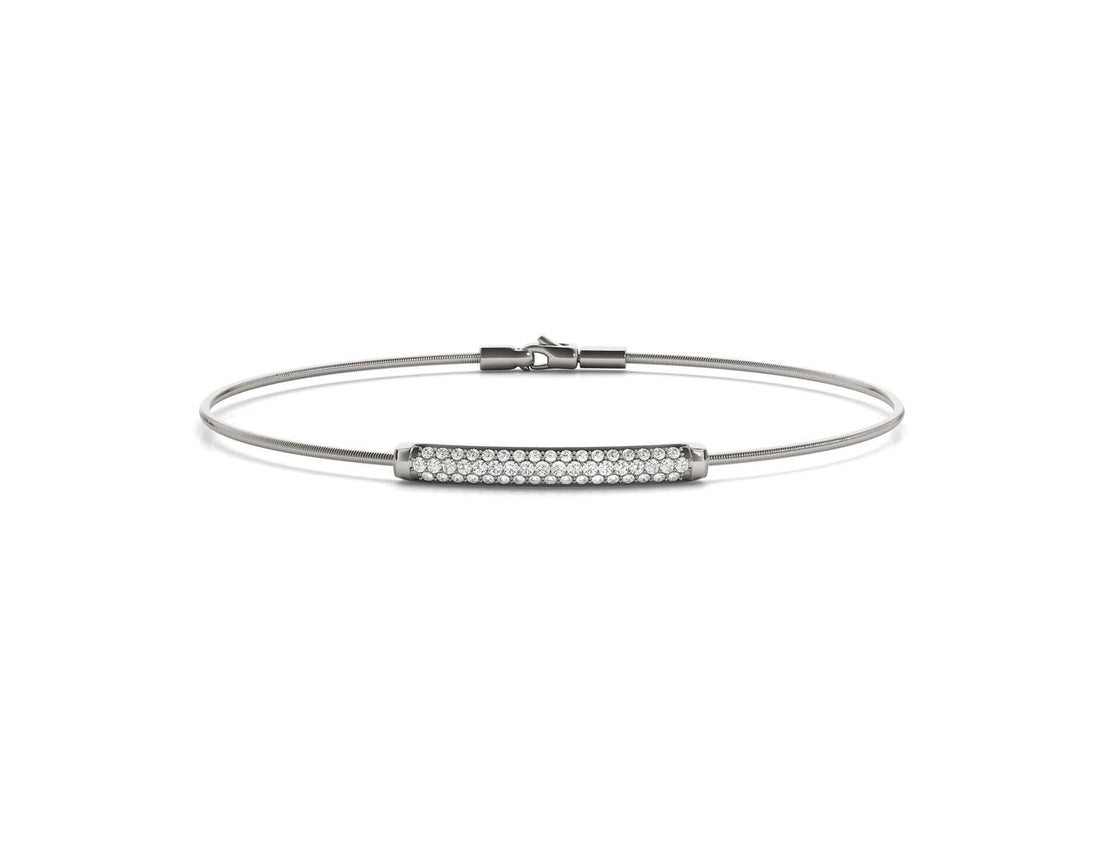Pavé Diamond Bangle Bracelet