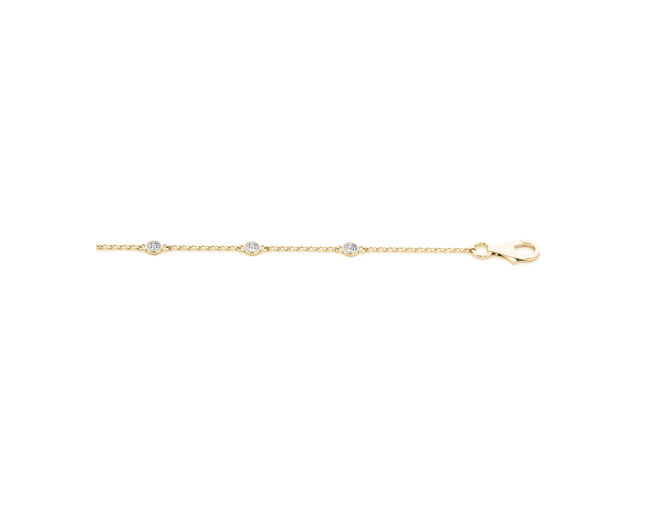 Diamond by the yard diamond bracelet