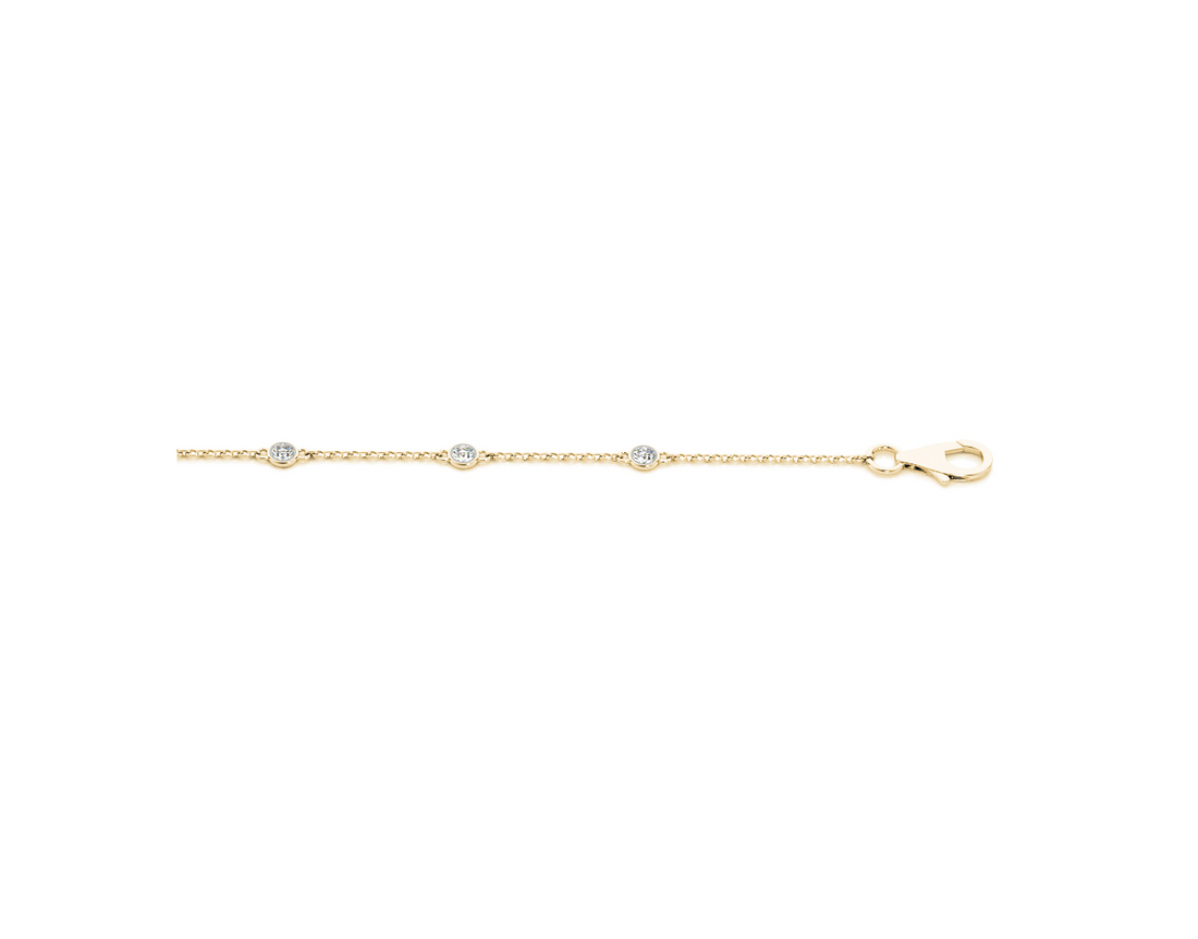 Diamond by the yard diamond bracelet