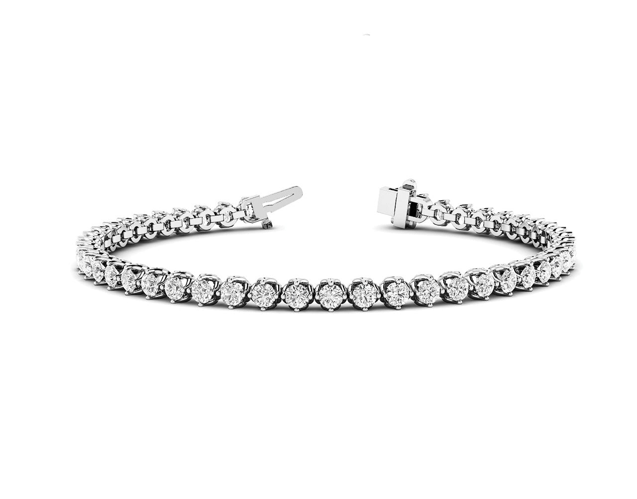 diamond tennis bracelet With a teardrop gallery