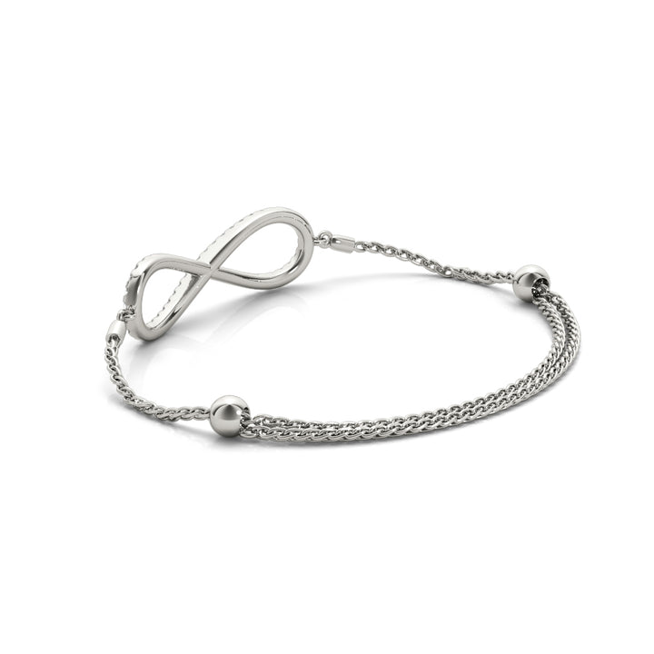 Infinity diamond bracelet