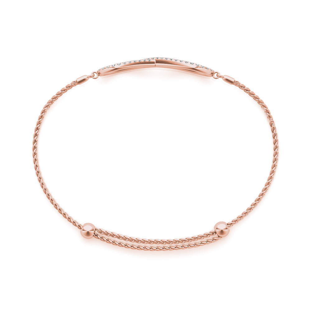 Infinity diamond bracelet