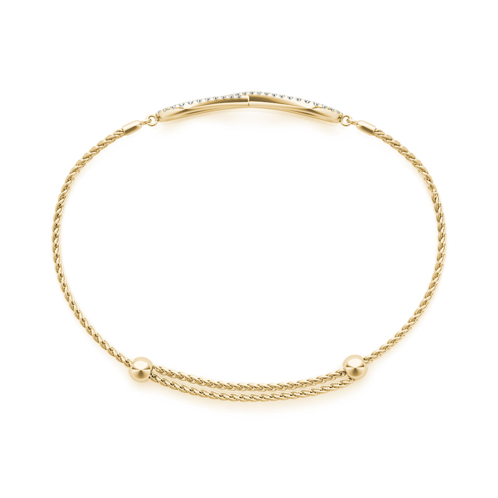 Infinity diamond bracelet