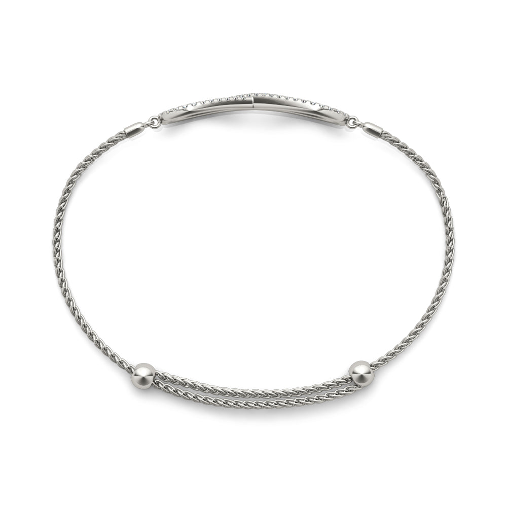 Infinity diamond bracelet