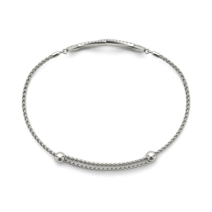 Infinity diamond bracelet