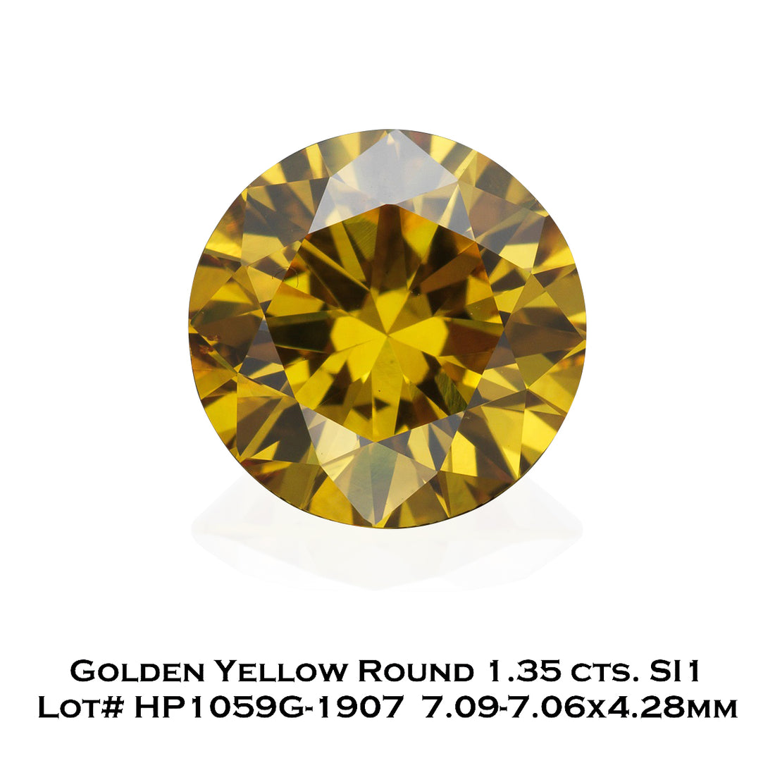 1.35 Carat ROUND Fancy Diamond