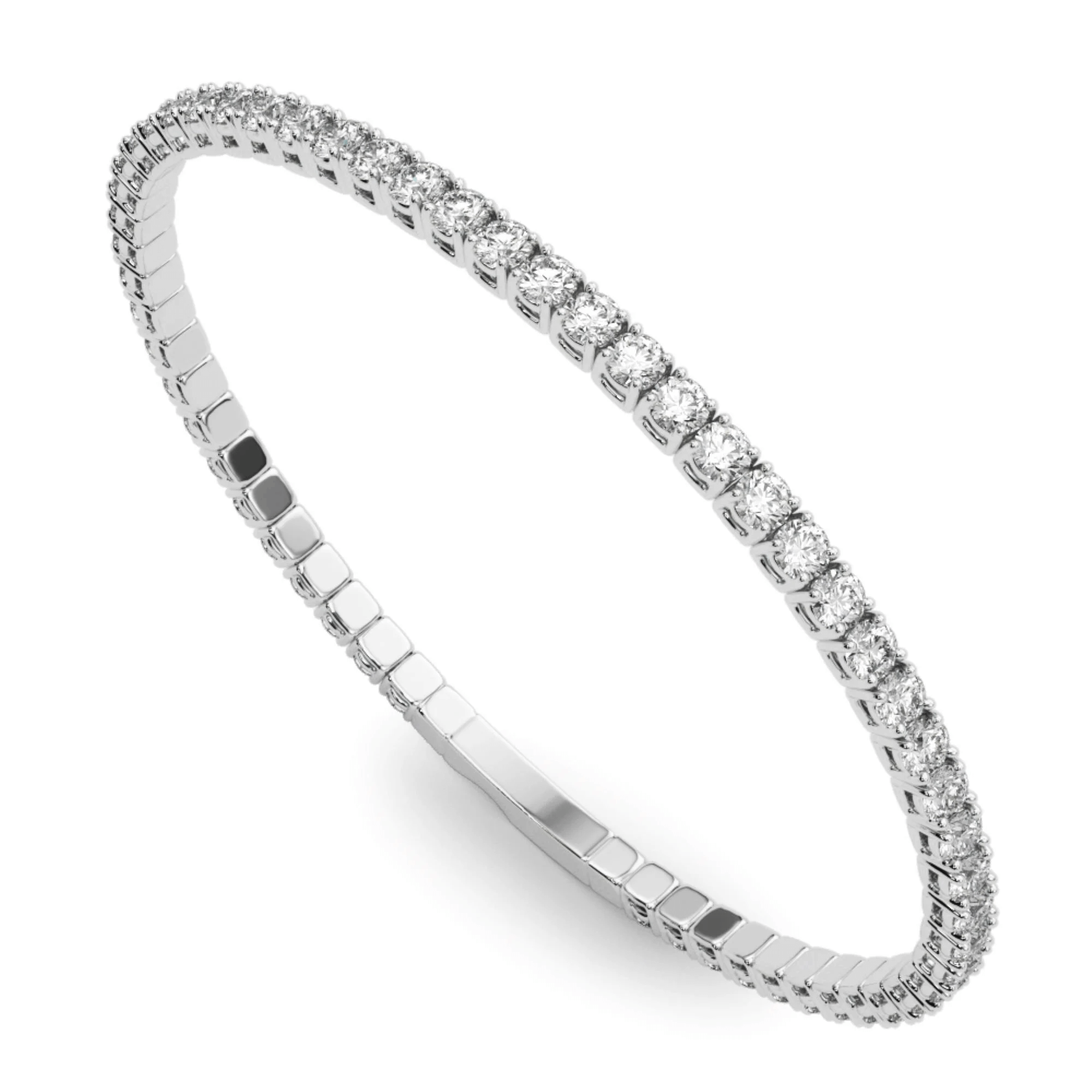 Fullway flexible diamond bangle