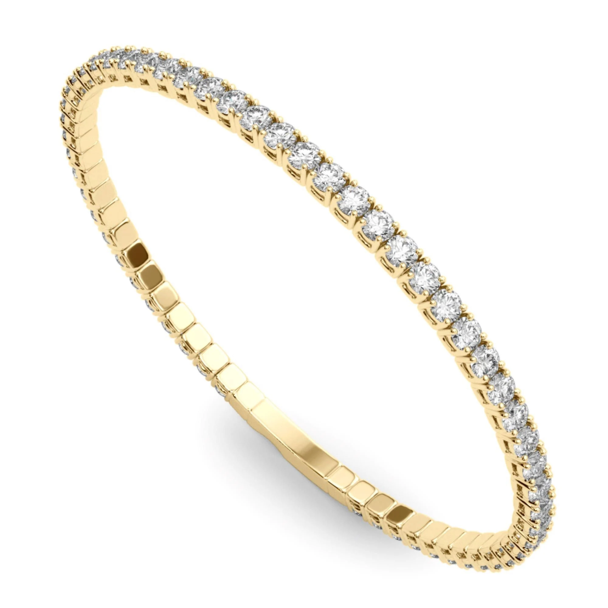 Fullway flexible diamond bangle