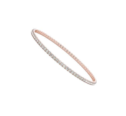 Full Eternity Diamond Bangle Bracelet